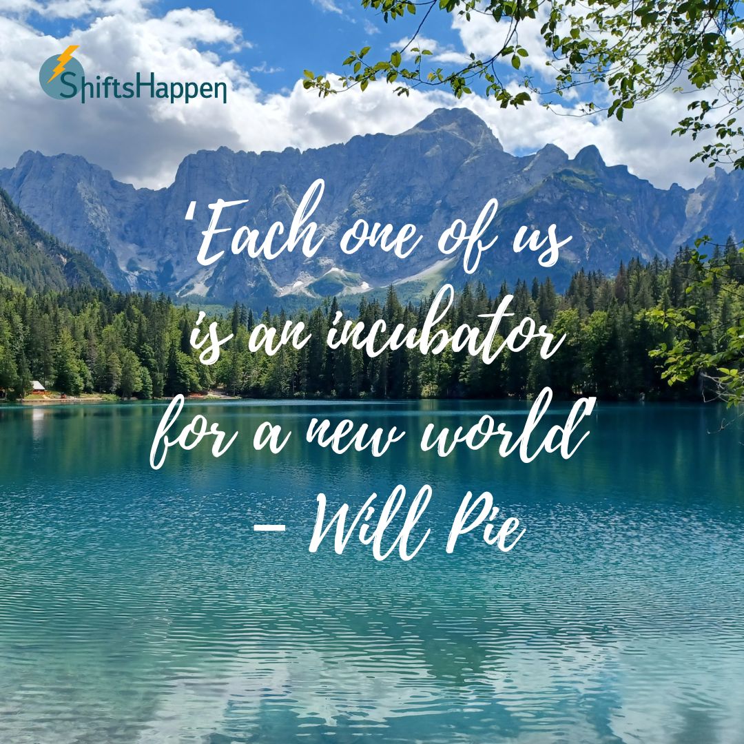 Let the energy you radiate be a reflection of the world you wish to see